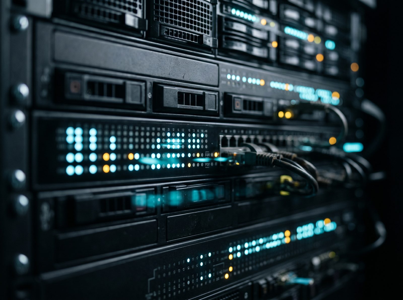 Triple-monitor data pipeline control room showing Collect to Deploy DAG with live throughput